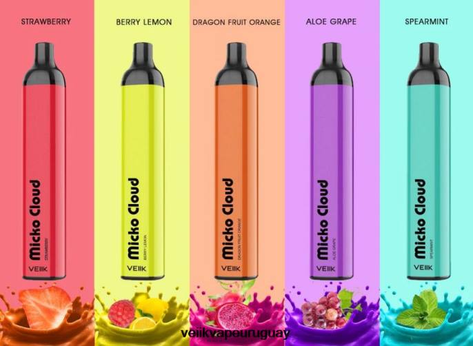 VEIIK Micko Cloud Bolígrafo vape desechable de 3000 inhalaciones, 10 unidades múltiples sabores - VEIIK Airo Pod Kit LLPN55