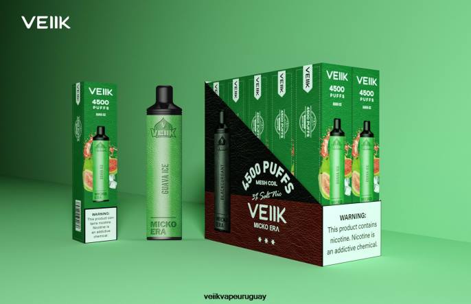 VEIIK Micko Era 4500 inhalaciones desechables de 30 mg hielo de guayaba - VEIIK Micko Q Uruguay LLPN2
