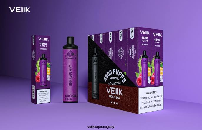 VEIIK Micko Era 4500 inhalaciones desechables de 30 mg lima frambuesa - VEIIK Vape Review LLPN10