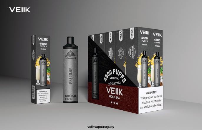 VEIIK Micko Era 4500 inhalaciones desechables de 30 mg piña colada - VEIIK Airo Pod Uruguay LLPN4