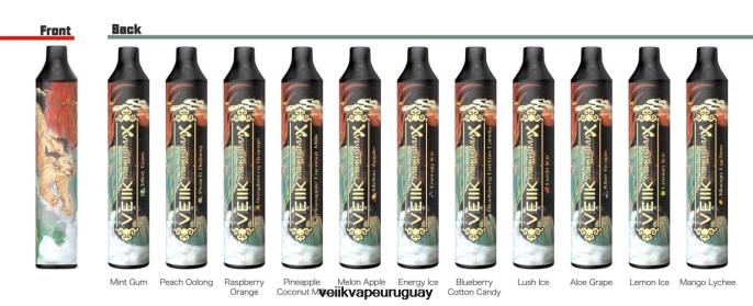 VEIIK Micko MAX vaporizador desechable 1500 inhalaciones áloe uva - VEIIK Pod Uruguay LLPN43