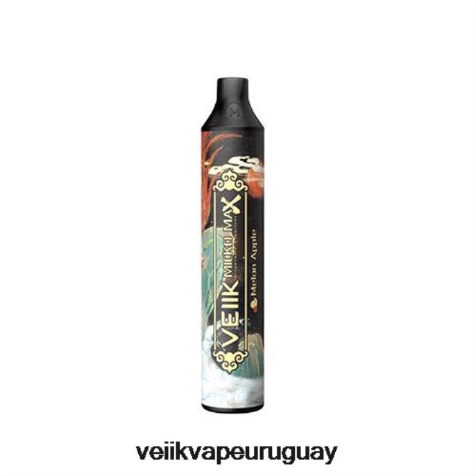 VEIIK Micko MAX vaporizador desechable 1500 inhalaciones melón manzana - VEIIK Vape Uruguay LLPN47