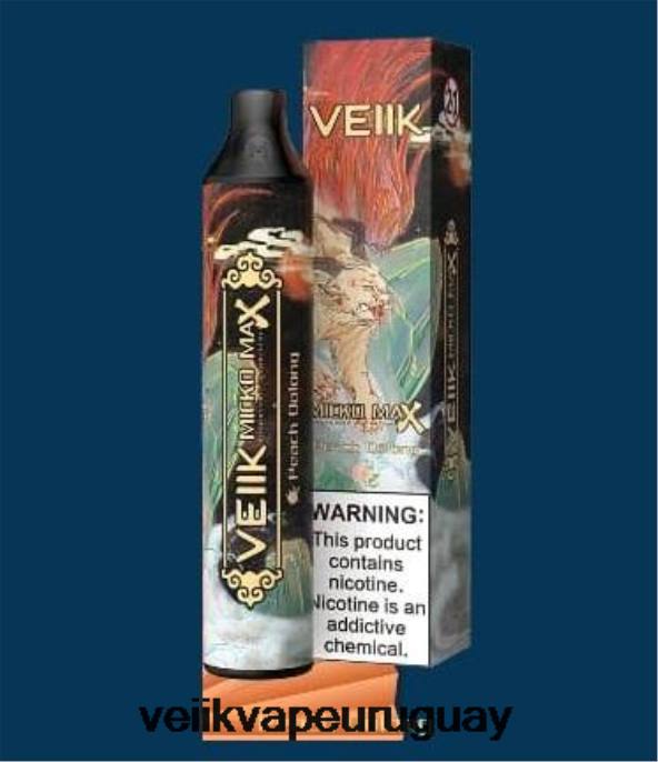 VEIIK Micko MAX vaporizador desechable 1500 inhalaciones melocotón oolong - VEIIK Vape Micko Q Uruguay LLPN51
