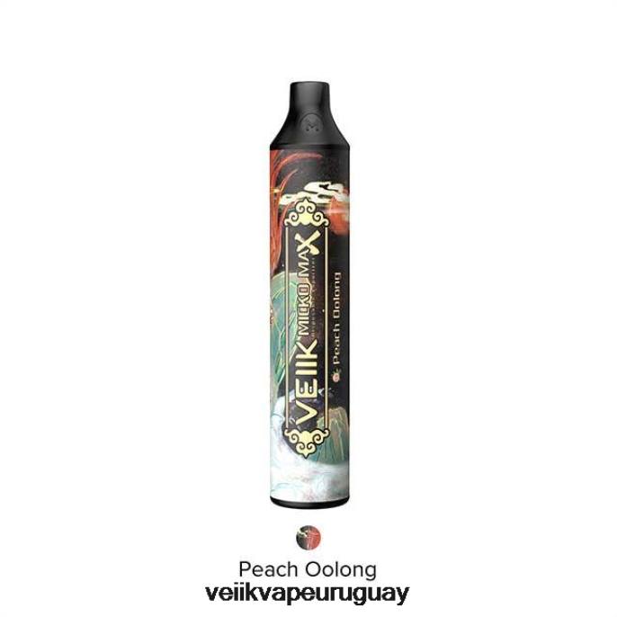 VEIIK Micko Max vaporizador desechable 1500 inhalaciones melocotón oolong - VEIIK Micko Q Uruguay LLPN12
