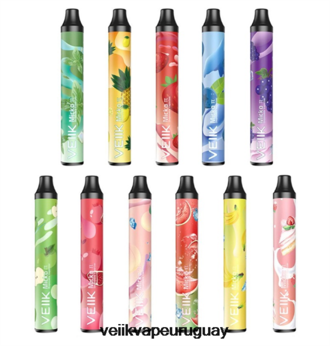 VEIIK Micko Pi vape desechable 600 inhalaciones 500mah múltiples sabores - VEIIK Vape Review LLPN60