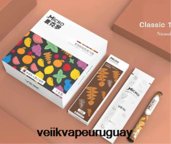 VEIIK Micko Vape desechable 400 inhalaciones 310 mah 10 piezas múltiples sabores - VEIIK Moos Pod Uruguay LLPN56